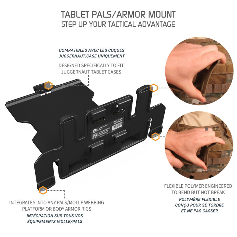 Support MOLLE/PALS Tablette - Juggernaut Case