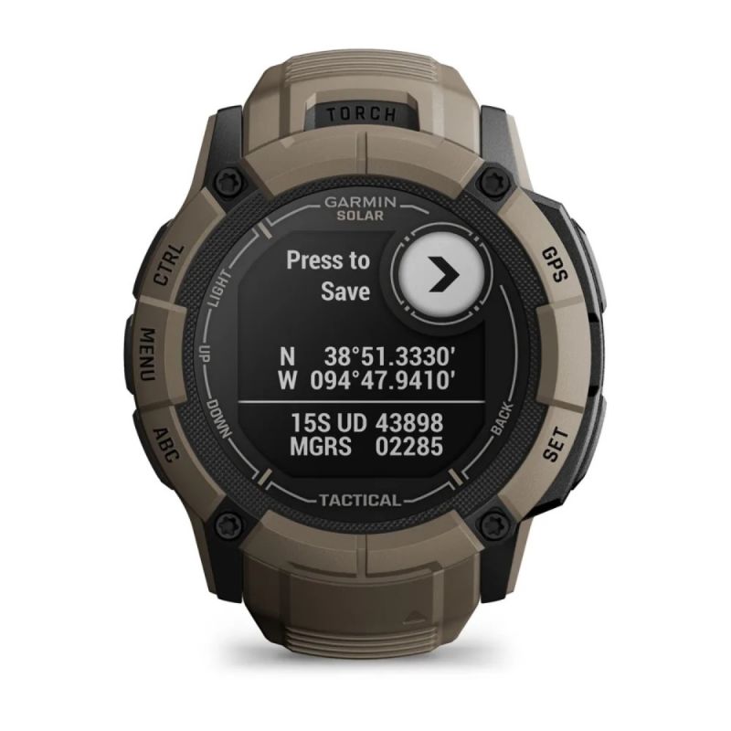 Montre Instinct® 2X Solar Tactical Edition Coyote Garmin