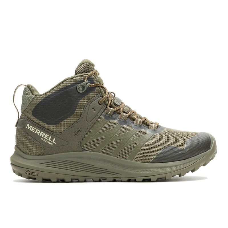 Chaussures d'intervention NOVA 3 Mid Tactical WP Vert Olive - Merrell