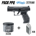 Pack Pistolet de défense Walther PPQ Noir - T4E UMAREX