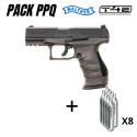 Pack Pistolet de défense Walther PPQ Gris - T4E UMAREX