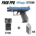 Pack Pistolet de défense Walther PPQ Bleu - T4E UMAREX