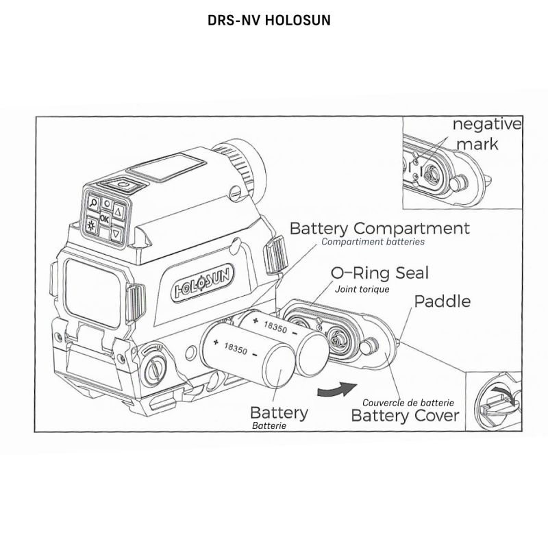 Viseur DRS-NV Vision Nocturne - Holosun