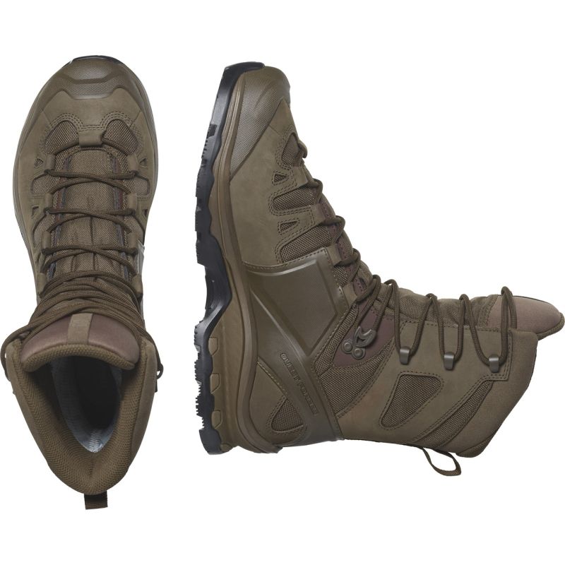 Chaussures Salomon Quest 4D Forces 2 High GTX marron - Meilleur prix !