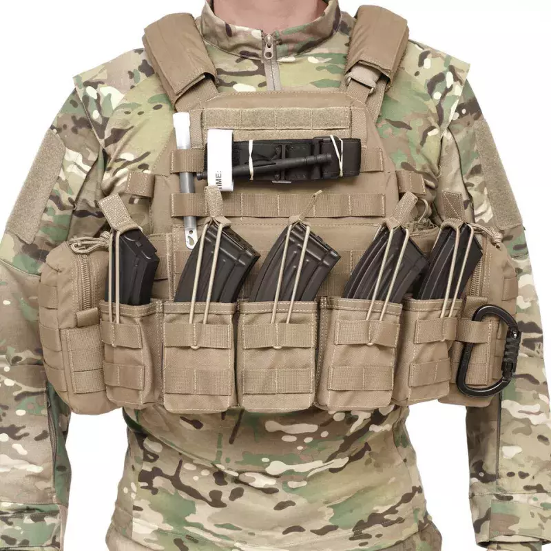 Plate Carrier DCS 7.62mm AK Coyote Tan - Warrior Assault Systems